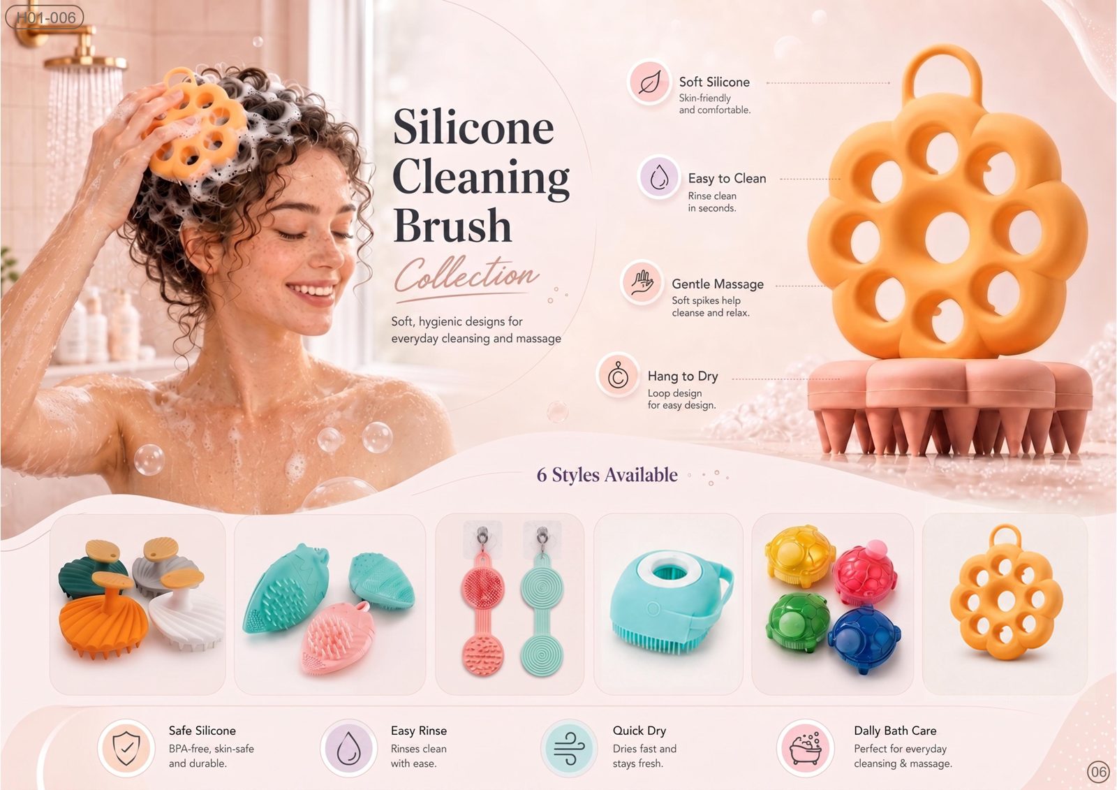 Silicone Cleaning Brush