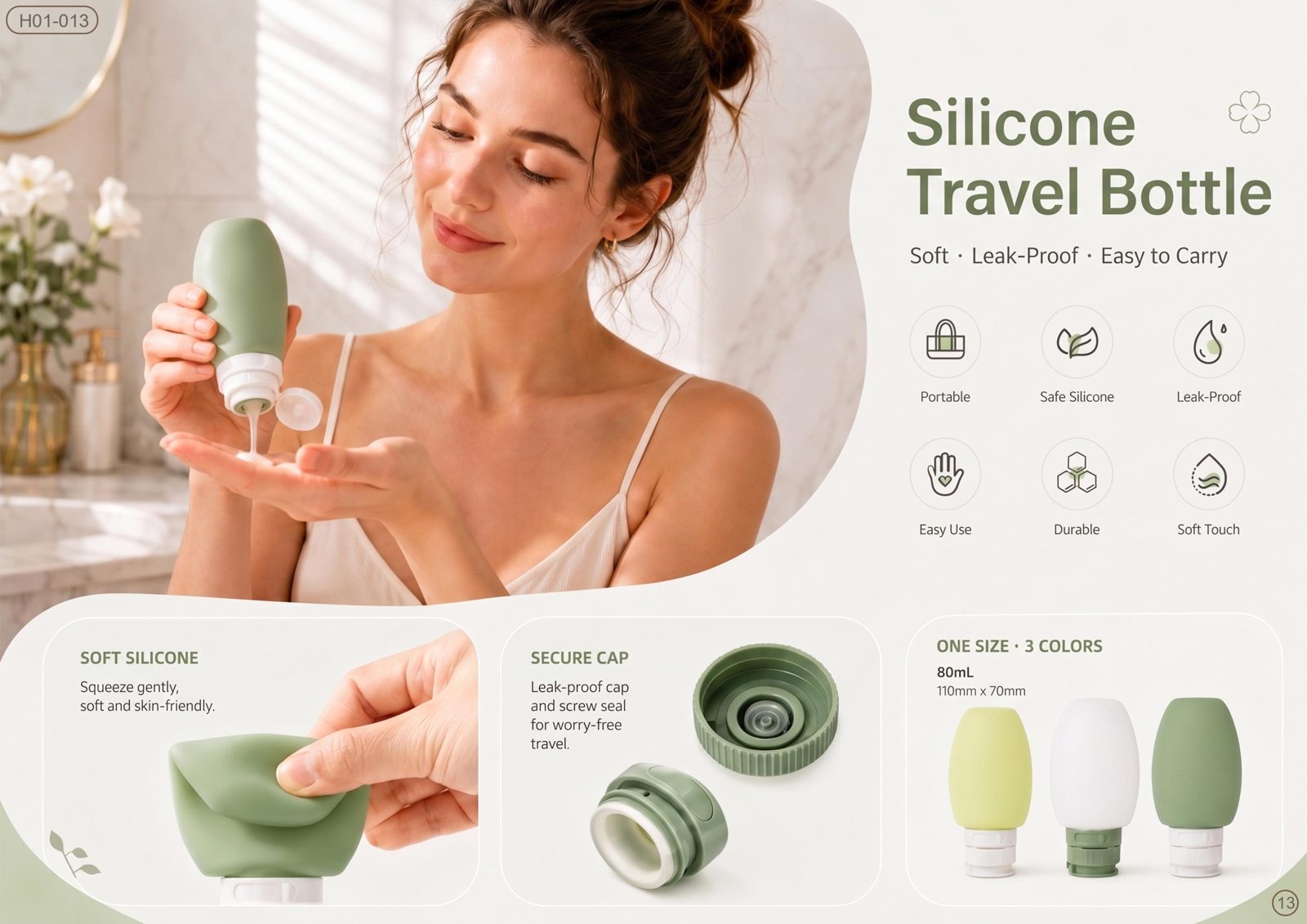 Silicone Travel Bottle